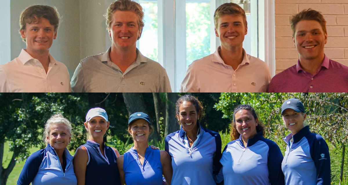 The team representing by Oakmont and the Sewickley Heights team after winning the Inter-Club Finals