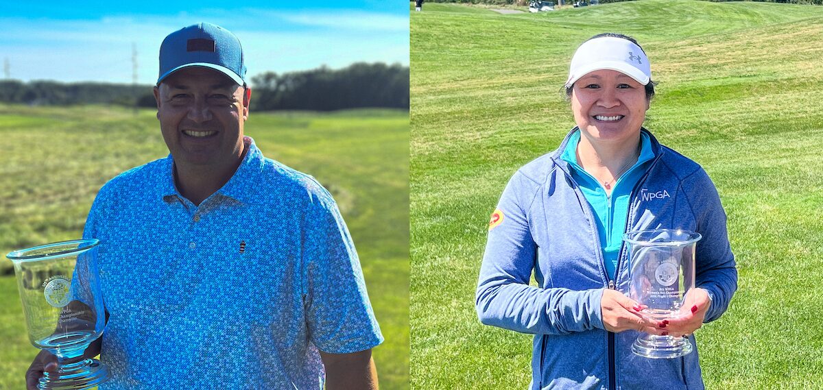 Matthew Gates, Overall Champion and Nancy Haynes, Women’s Net Champion at Cranberry Highlands Golf Course Matthew Gates, Overall Champion and Nancy Haynes, Women's Net Champion at Cranberry Highlands Golf Course