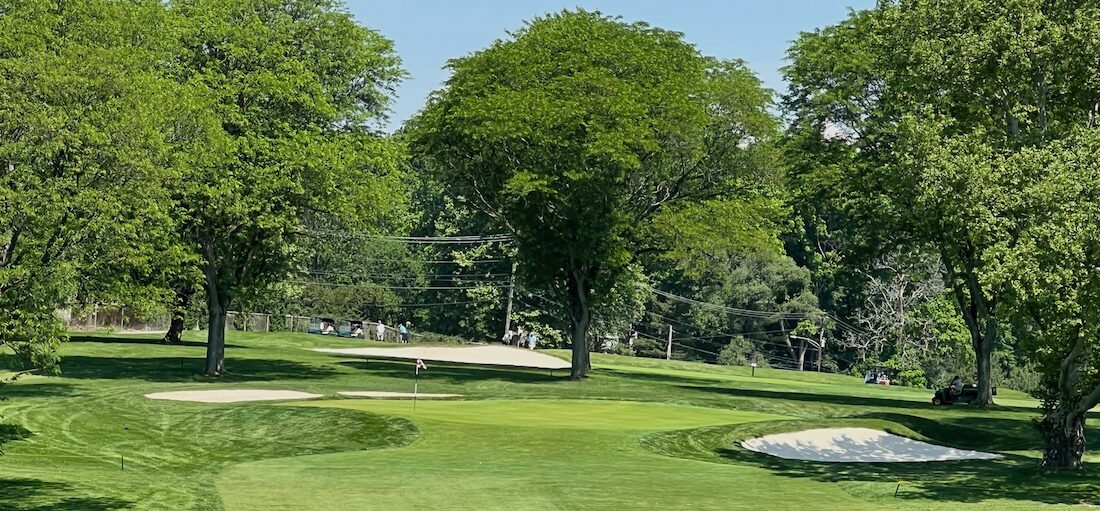 The 17th green at Hannastown Golf Club, host of the 83rd WPGA Four-Ball Championship The 17th green at Hannastown Golf Club, host of the 83rd WPGA Four-Ball Championship