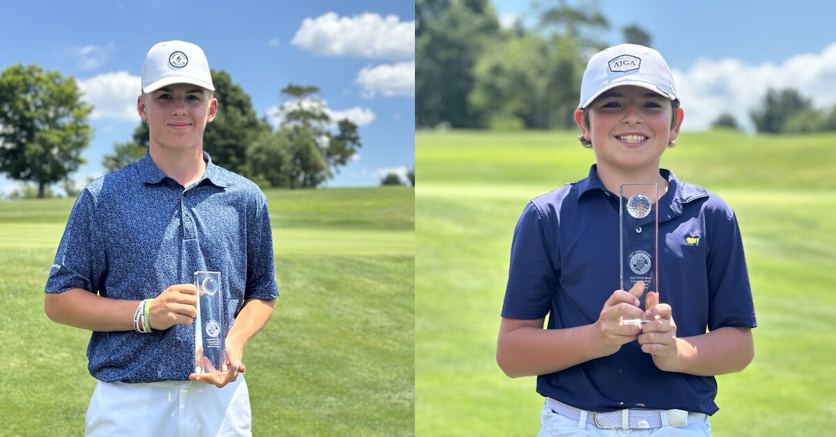 Aaron Didjunas and Colin McKenzie, 2024 WPGA Boys Champions Aaron Didjunas and Colin McKenzie, 2024 WPGA Boys Champions