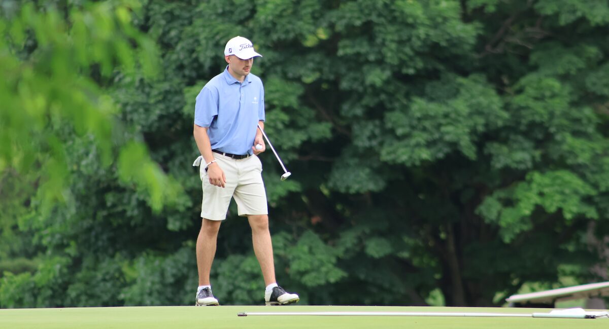 Chuck Tragesser competing at Latrobe Elks Golf Club in the final qualifying round for the WPGA Amateur Championship. Chuck Tragesser competing at Latrobe Elks Golf Club in the final qualifying round for the WPGA Amateur Championship.