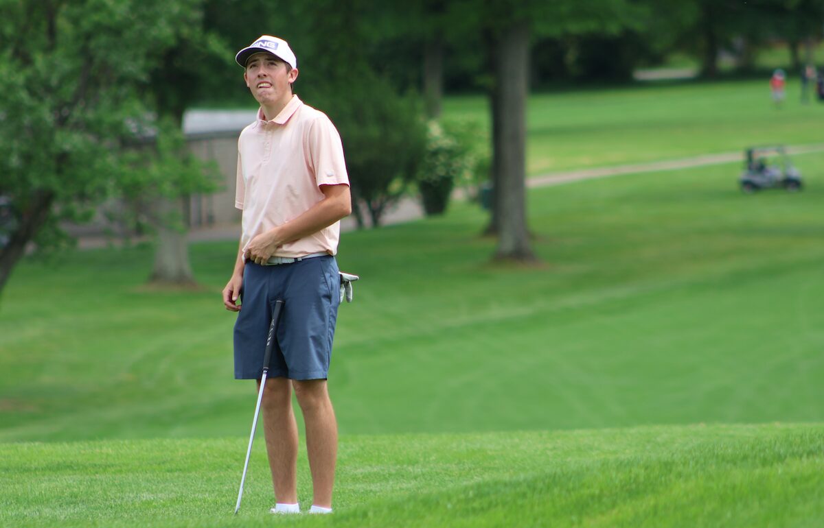 Hunter Swidzinski competing at Green Oaks Country Club. Hunter Swidzinski competing at Green Oaks Country Club.