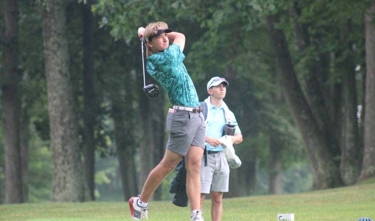 Nick Turowski competing in the C.R. Miller Match Play Invitational at Indiana Country Club Nick Turowski competing in the C.R. Miller Match Play Invitational at Indiana Country Club