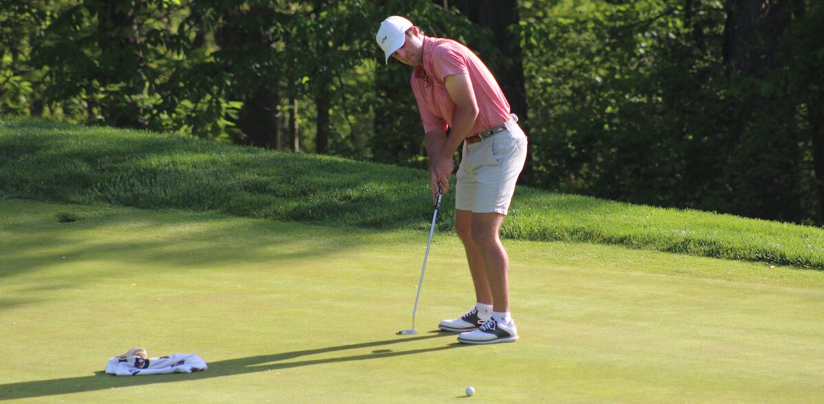 Tanner Johnson holing the winning putt in the 30th WPGA Spring Stroke Play Championship at Nemacolin Country Club Tanner Johnson holing the winning putt in the 30th WPGA Spring Stroke Play Championship at Nemacolin Country Club