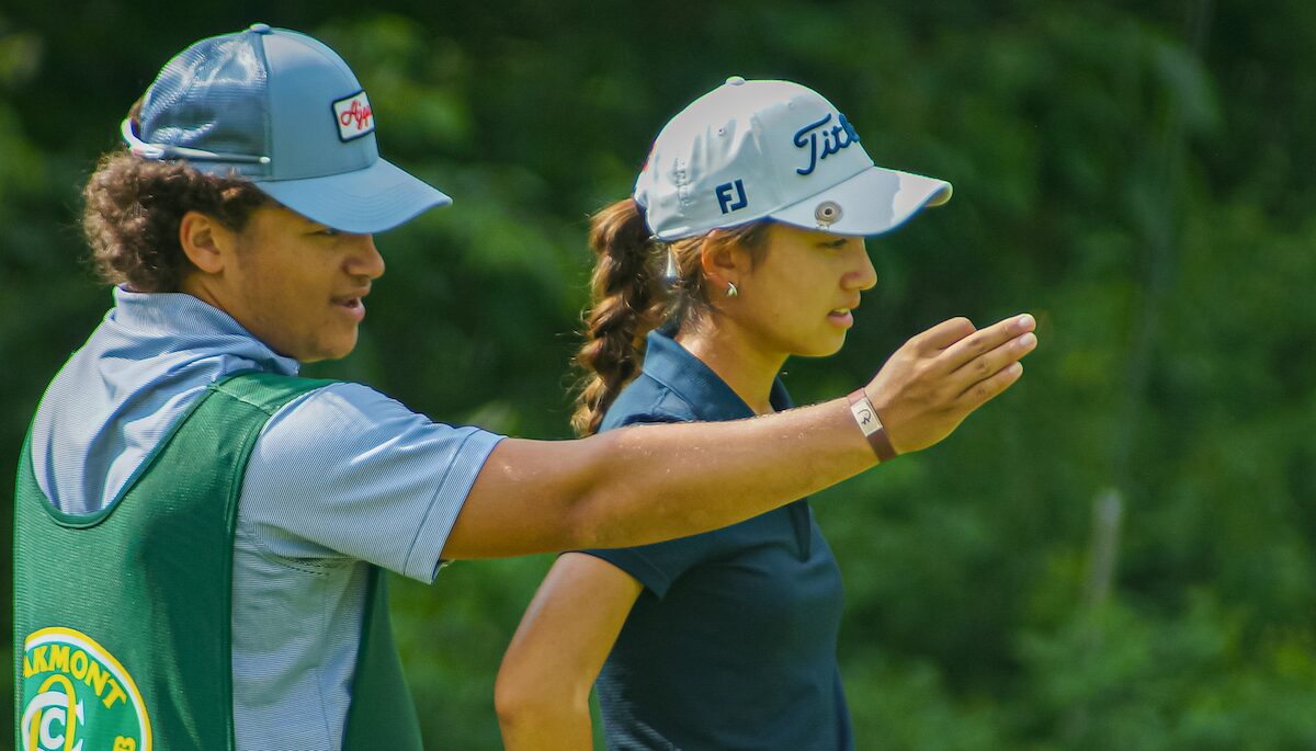 Angelina Tao competing in qualifying for the U.S. Junior Girls’ Championship at Willowbrook Country Club Angelina Tao competing in qualifying for the U.S. Junior Girls' Championship at Willowbrook Country Club