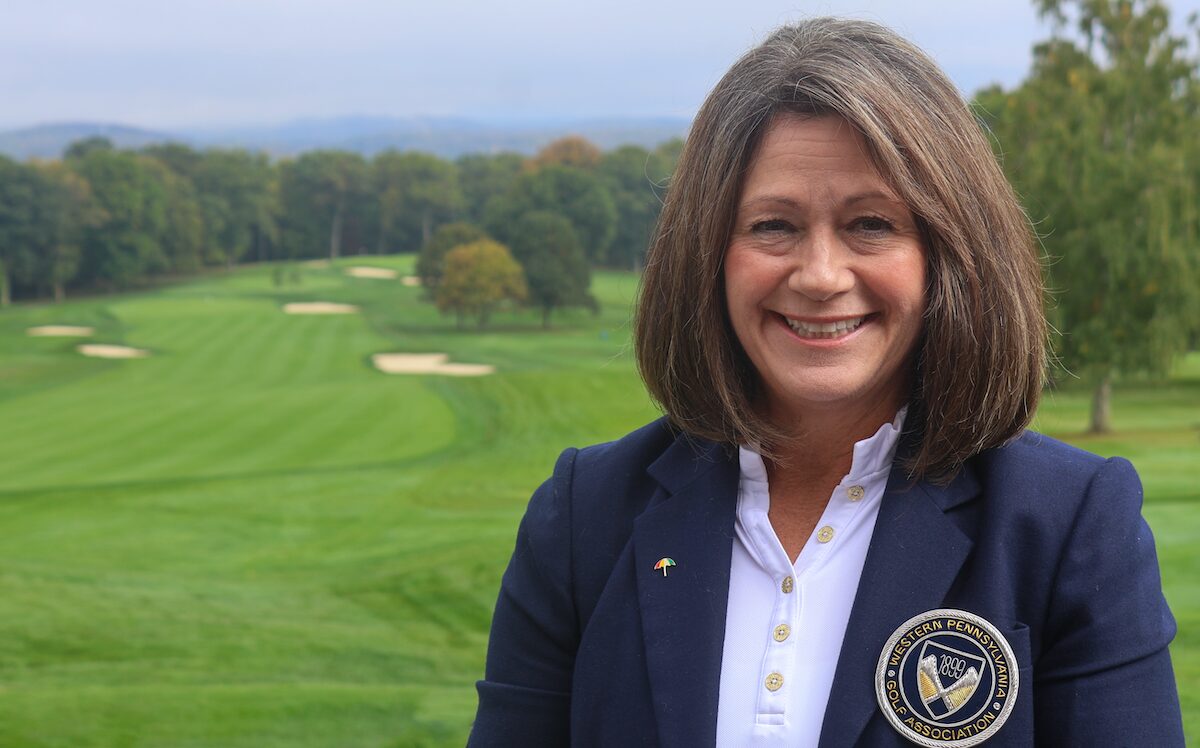 Carol Onufro after the WPGA Annual Meeting at Sunnehanna Country Club